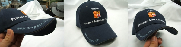 Casquette réalisé pour un client